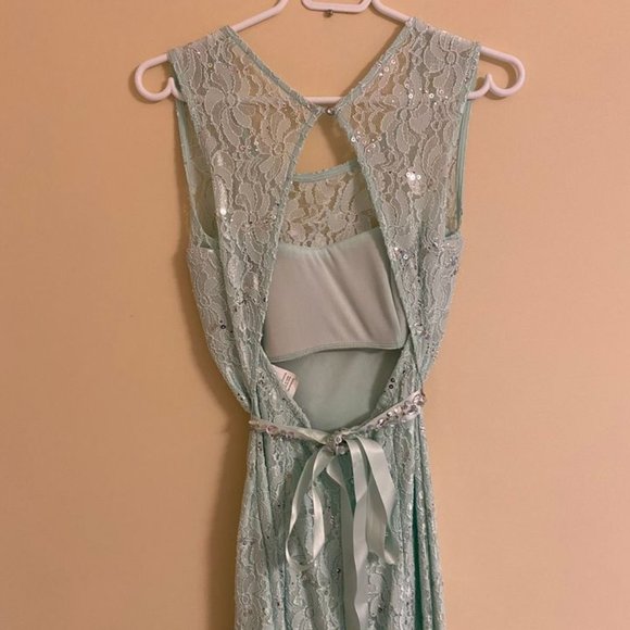 Lace Prom Dress - Picture 5 of 7